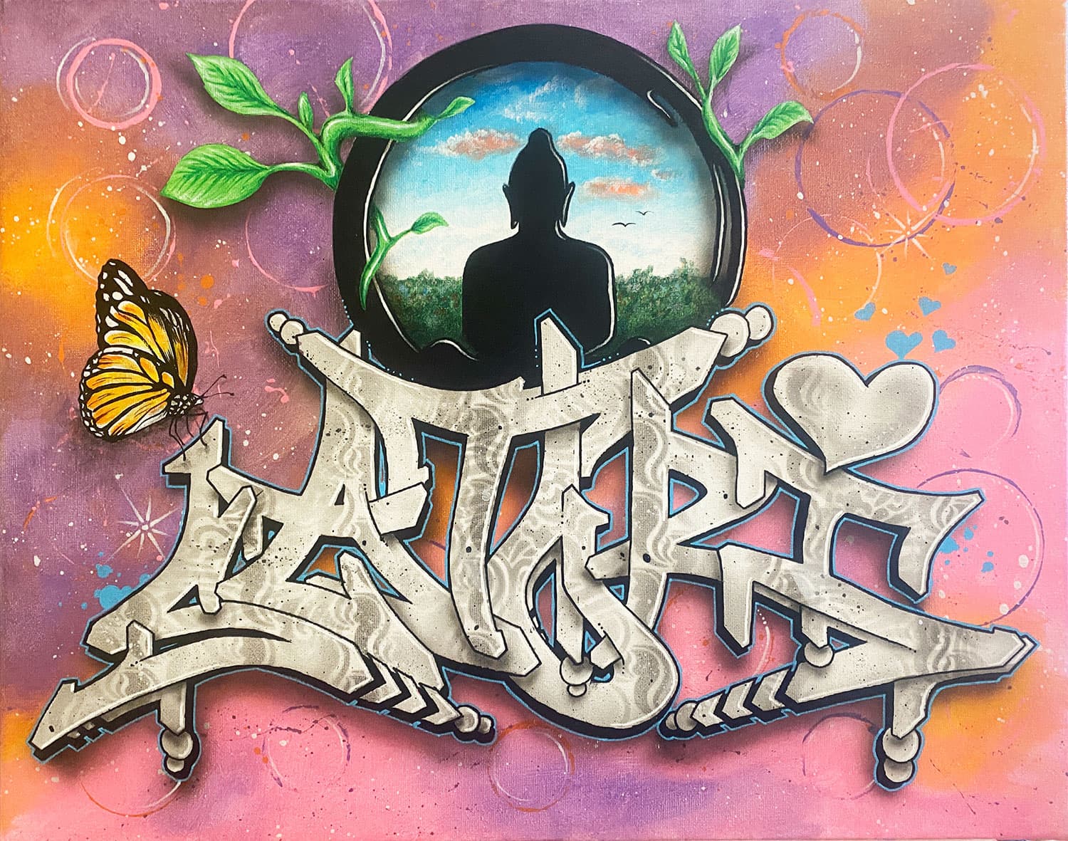 Satori Graffiti Canvas